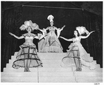 Three Chorus Girls in Crinolines