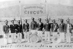 Group Portrait, Band Members of Siebrand Brothers Circus and Carnival by Unknown