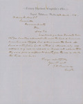 Letter to W.H. Mein, Justice of Peace, from Treasury Department, Tallahassee by J.W. B.