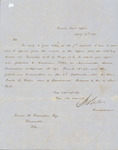 Letter to Francis H. Ederington from General Land Officer, Land Right by General Land Office