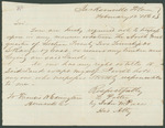 Letter to Francis H. Ederington from C. Potter -- Trespassing on Property by C. Potter