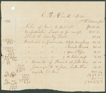 Items Owed by C.L. Nevitt, Account Book by Francis H. Ederington