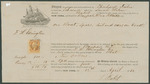 Receipt for Boat and Equipment for F.H. Ederington from E. Faber by Eberhard Faber