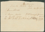 Bill of Sale for Property of John M. Nevitt by F.H.Ederington by Francis H. Ederington and John M. Nevitt