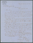 Letter to F.H. Ederington from E. Faber, Goods Aboard the Schooner "Sarah Helen" and the Burning of 75 Cedar Logs by Eberhard Faber