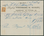 Invoices of Goods Purchased from New York Merchants by F.H. Ederington by Francis H. Ederington