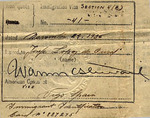 Immigration Visa for Josefa Oural, November 23, 1936