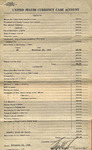 Form, United States Currency Cash Account, November 23, 1936