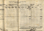 Form, Department of State Consular Service Deposit, November 23, 1936