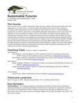 Sustainable Futures: A community-based interdisciplinary studio: Summer 2007, 2007