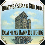 The Boatman's Bank Building cigar label for Graddiaz-Annis and Company