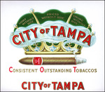 The City of Tampa cigar label for Alvarez-Valdez and Company.