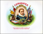 The Cervantes cigar label made for the Marcellino Perez Cigar Company.