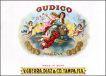 Guidico, a cigar label made by V. Guerra, Diaz, and Company.