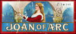 The Joan of Arc cigar label for the Jose Diaz Cigar Company.