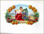 Manuel Valle a cigar label for the Cabellero and Menendez Cigar Company.