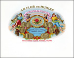 The La Flor de Murias cigar label for Antonio Murias and Company.