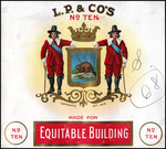 L. P.& Co's, no 10: Leopold Powell and Company cigar label, copyright Oct. 1908.