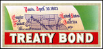 The Treaty Bond cigar label celebrating the Louisiana Purchase.
