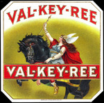The Val-Key-Ree cigar label from the Wadiska and Villar Cigar Company.