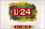 The U-24 cigar label from the factory of Manuel Menendez.