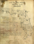 Florida Works Progress Administration administrative districts, October 20, 1935