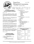 TCMA Activities Newsletter by Texas Cave Management Association (TCMA)