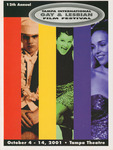 Program: 12th Annual Tampa Bay International Gay and Lesbian Film Festival, October 4-14, 2001 by Friends of the Festival, Inc.