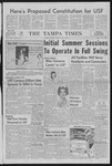 The Tampa Times: University of South Florida Campus Edition: Vol. 69, no. 72 (May 1, 1961)