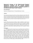 Behavioral changes of the Slate-throated Redstart (Myioborus miniatus) and the Collared Redstart (Myioborus toquatus) along an altitudinal gradient in the Monteverde Cloud Forest Preserve
