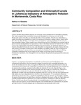 Community composition and chlorophyll levels in lichens as indicators of atmospheric pollution in Monteverde, Costa Rica