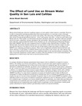 The effect of land use on stream water quality in San Luis and Cañitas