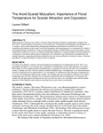 The Aroid-scarab mutualism: Importance of floral temperature for scarab attraction and copulation