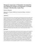 Biological responses of Platystele microtatantha and Specklinia aristata (Orchidaceae) to climate change in Monteverde, Costa Rica