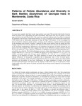 Patterns of petiole abundance and diversity in bark beetles (Scolytinae) of Cecropia trees in Monteverde, Costa Rica