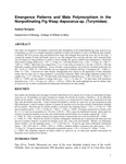 Emergence patterns and male polymorphism in the nonpollinating fig wasp Aepocerus sp. (Torymidae)
