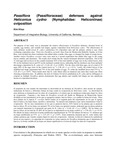 Passiflora (Passifloraceae) defenses against Heliconius cydno (Nymphalidae: Heliconiinae) oviposition