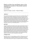 Effects of plant size and flower color on the reproductive success of Pleurothallis sanchoi (Orchidaceae)