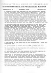 UIS Commission on Volcanic Caves Newsletter, No. 16, October 5, 1997