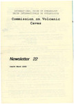 UIS Commission on Volcanic Caves Newsletter, No. 22, January 1999