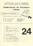 UIS Commission on Volcanic Caves Newsletter, No. 24, November 1999