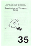 UIS Commission on Volcanic Caves Newsletter, No. 35, 2002 by Jan Paul G. van der Pas