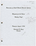 University of South Florida Botanical Garden Blueprint for the Future – Working Draft, August 1994