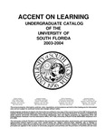 Accent on Learning, 2003-2004 by University of South Florida