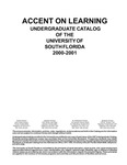 Accent on learning [2000-2001] by University of South Florida