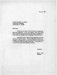 Correspondence between Franklyn A. Johnson and John S. Allen, May 1963