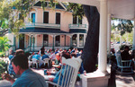 Gathering at the historic houses  on the USF St. Petersburg campus, c.1994