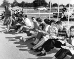 Student picnic at USF Tampa campus circa 1965 by University of South Florida
