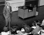 President John Allen speaking to alumni in 1963 by University of South Florida