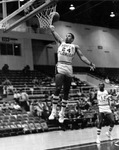 Slam dunk at USF basketball game, c.1974 by University of South Florida